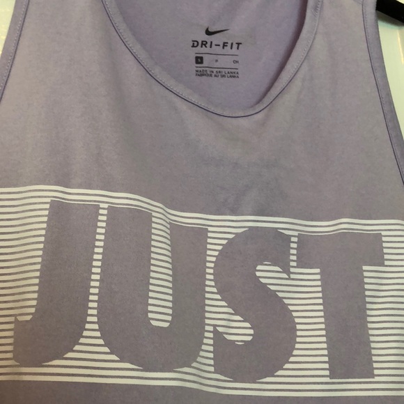 Nike Just Do It Shirt Lavender Small - Picture 2 of 4